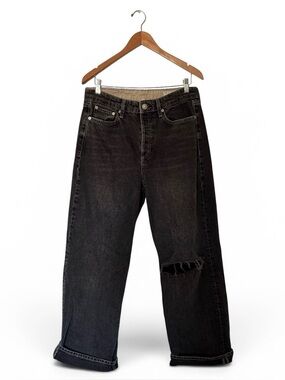 rag & bone Logan Mid-Rise Wide Leg Jeans